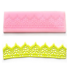 Amazon Vendor Flower Trim Silicone Embossing Mold Fondant Lace Mold